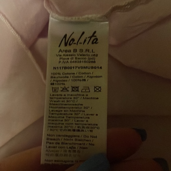 NWT No-l-ita North Little Italy shirt. - Picture 6 of 6